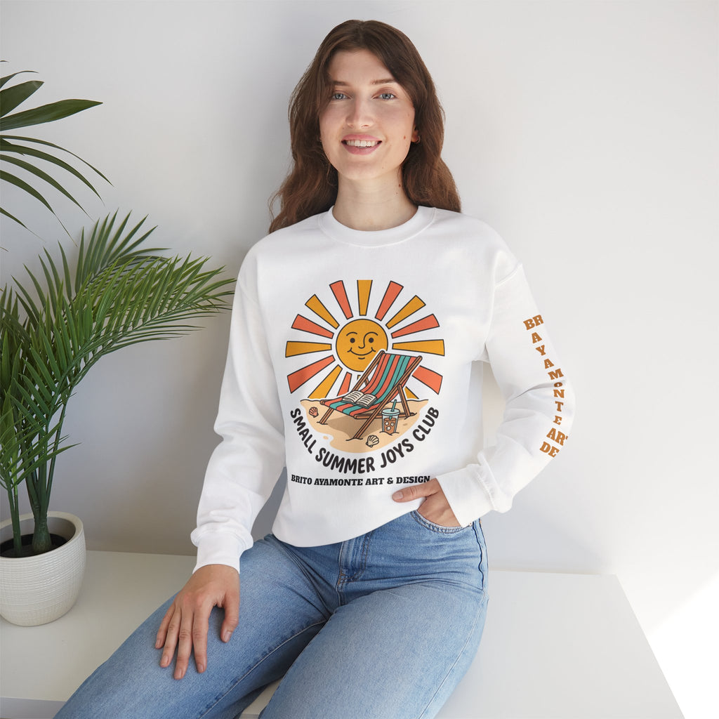 Small Summer Joys Club Sweatshirt | summer aesthetic, coastal vibes
