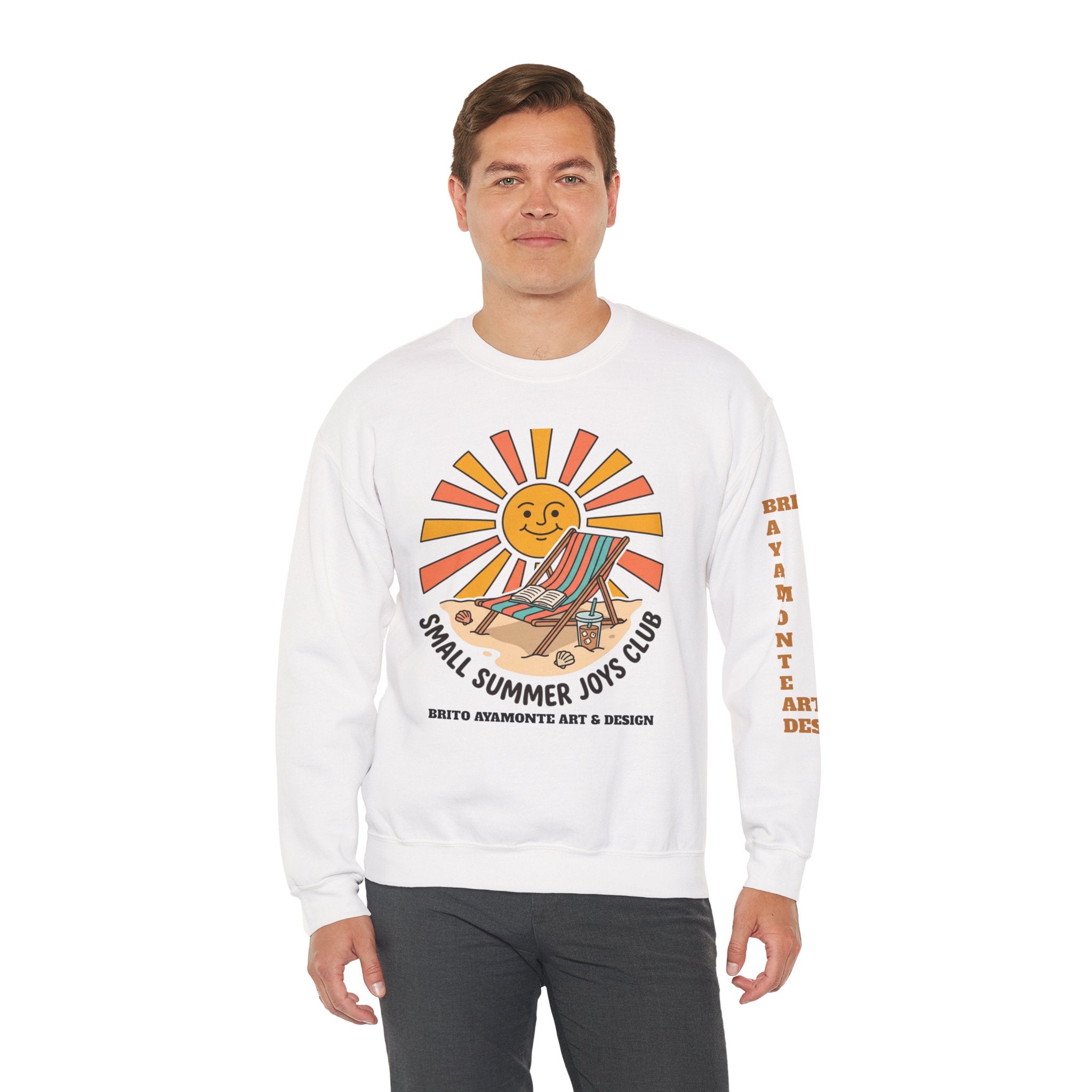 Small Summer Joys Club Sweatshirt | summer aesthetic, coastal vibes