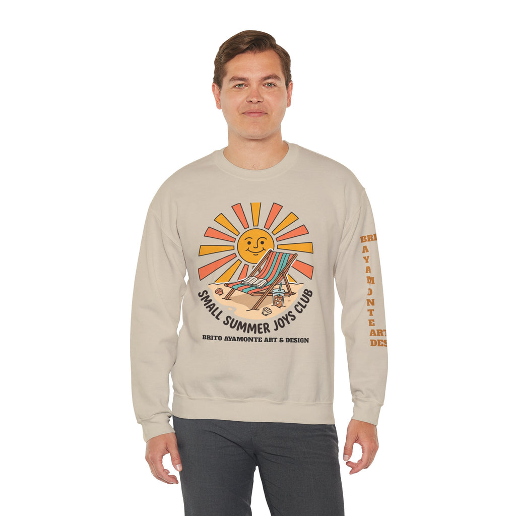 Small Summer Joys Club Sweatshirt | summer aesthetic, coastal vibes
