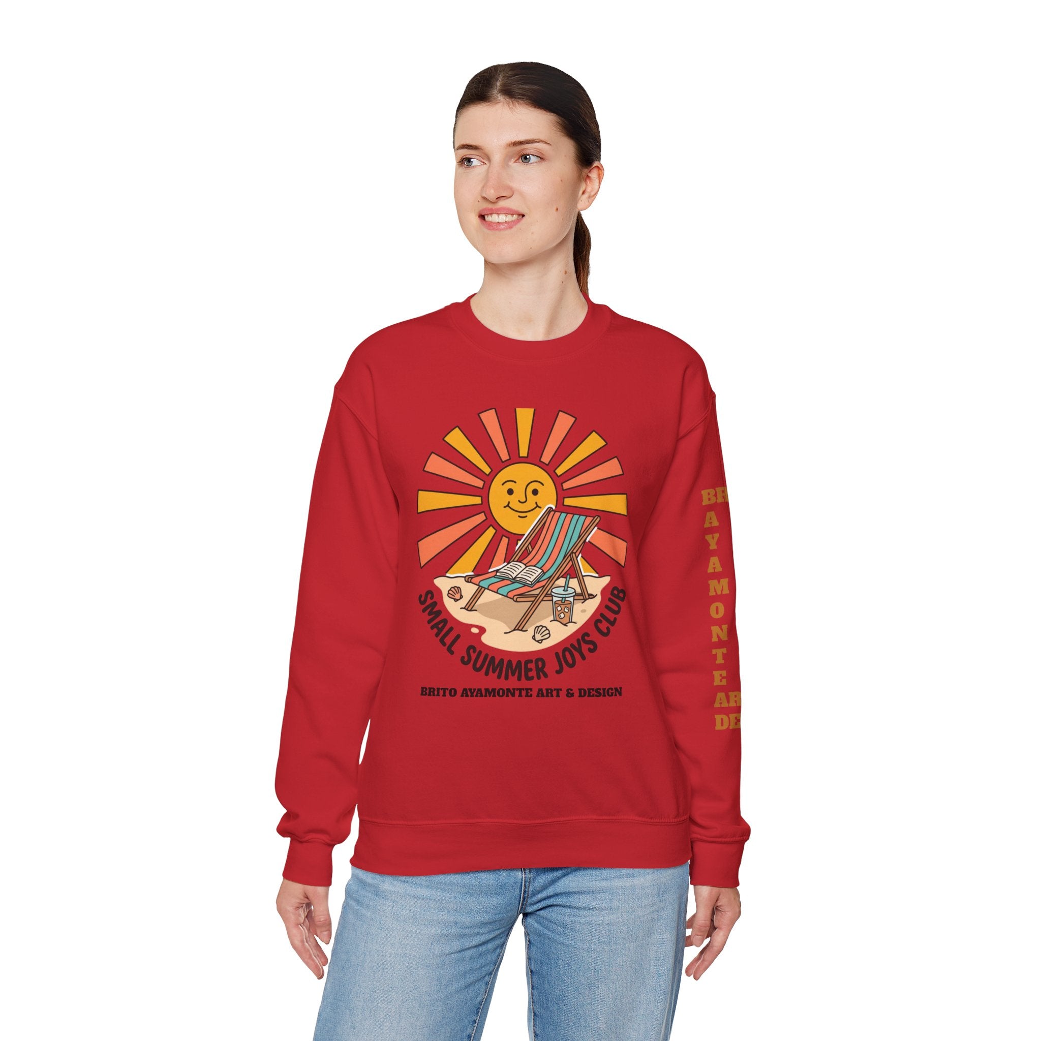 Small Summer Joys Club Sweatshirt | summer aesthetic, coastal vibes