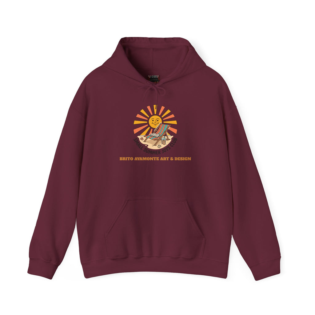 Sunny Retro Sunburst Hoodie | summer aesthetic, coastal vibes