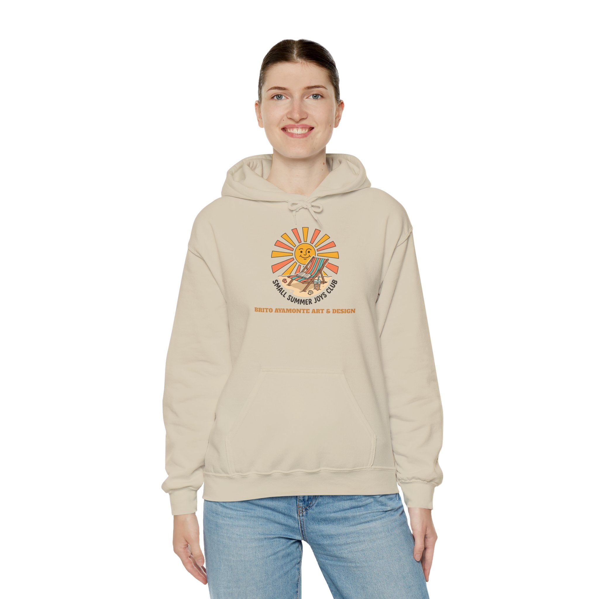 Sunny Retro Sunburst Hoodie | summer aesthetic, coastal vibes