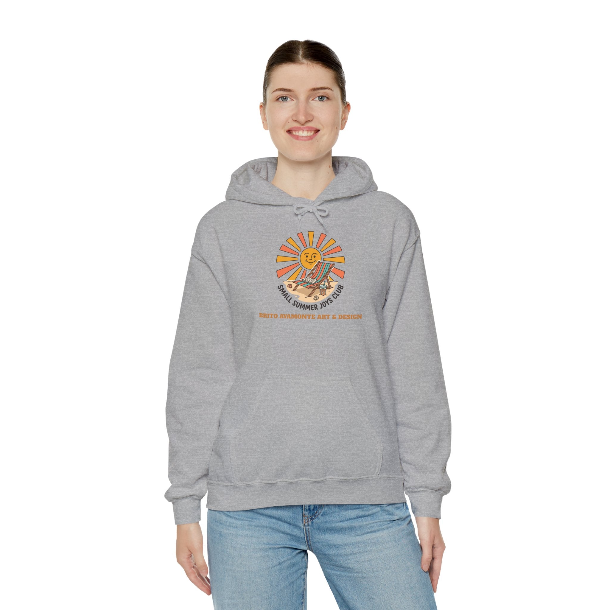 Sunny Retro Sunburst Hoodie | summer aesthetic, coastal vibes