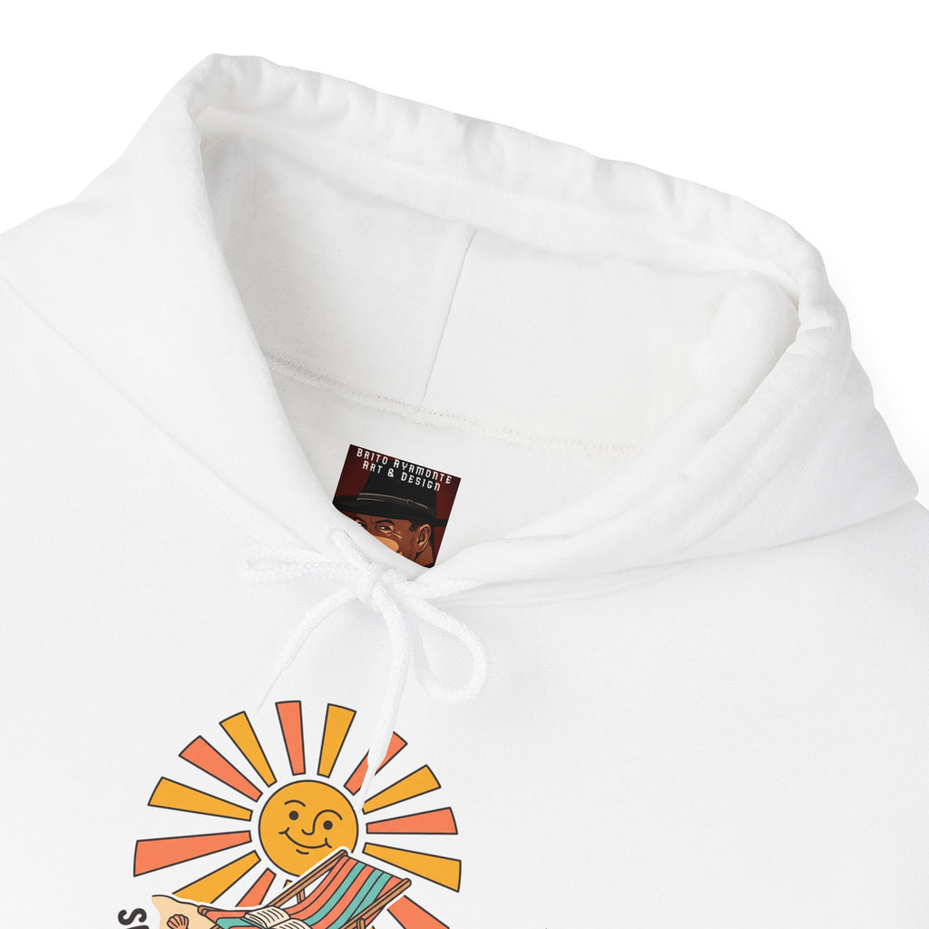 Sunny Retro Sunburst Hoodie | summer aesthetic, coastal vibes