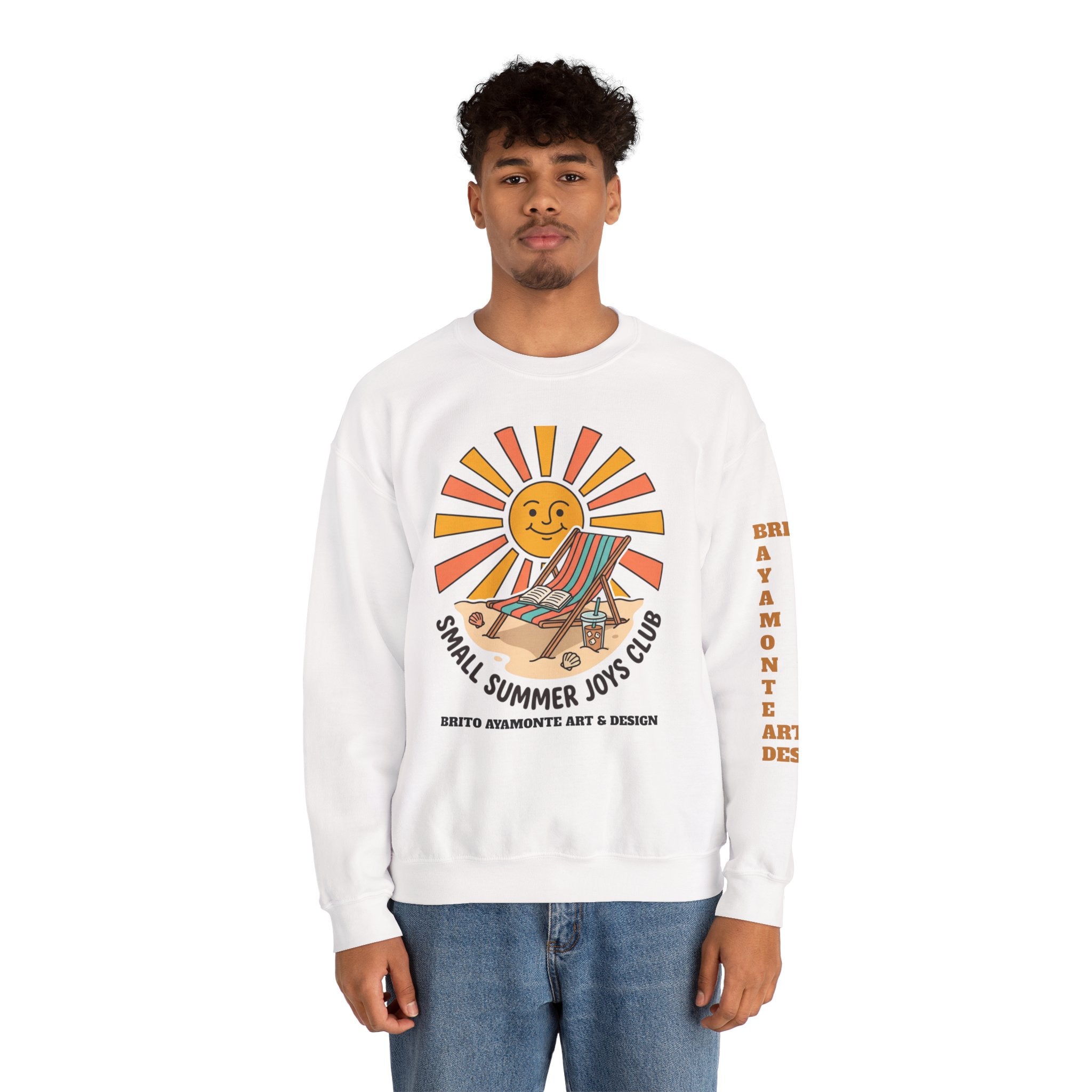 Small Summer Joys Club Sweatshirt | summer aesthetic, coastal vibes