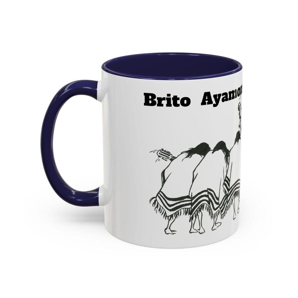 Dancers Silhouette Accent Coffee Mug — Ayamonte Art & Design