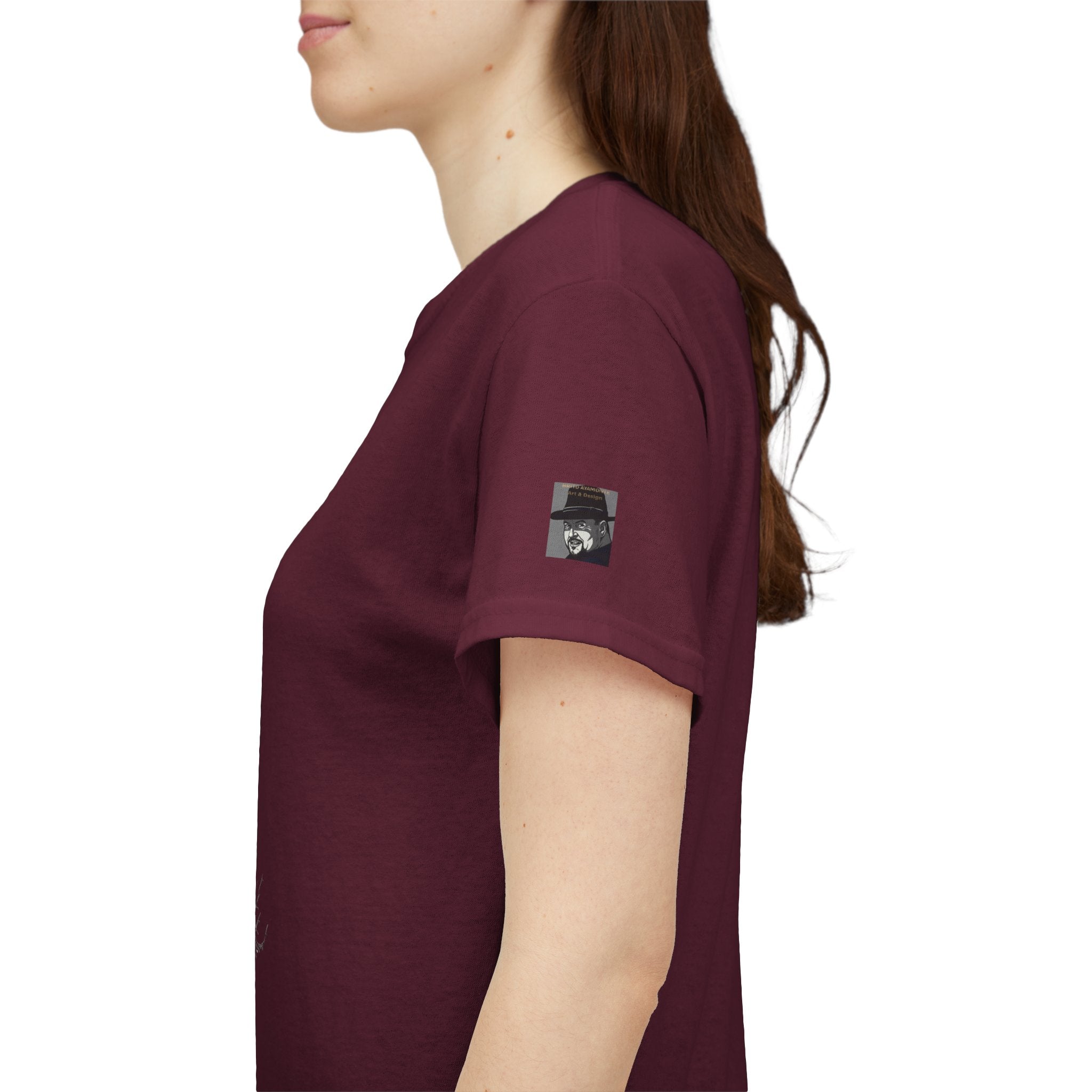 Tree of Lovers T-Shirt — Romantic Embrace Tree Illustration Tee