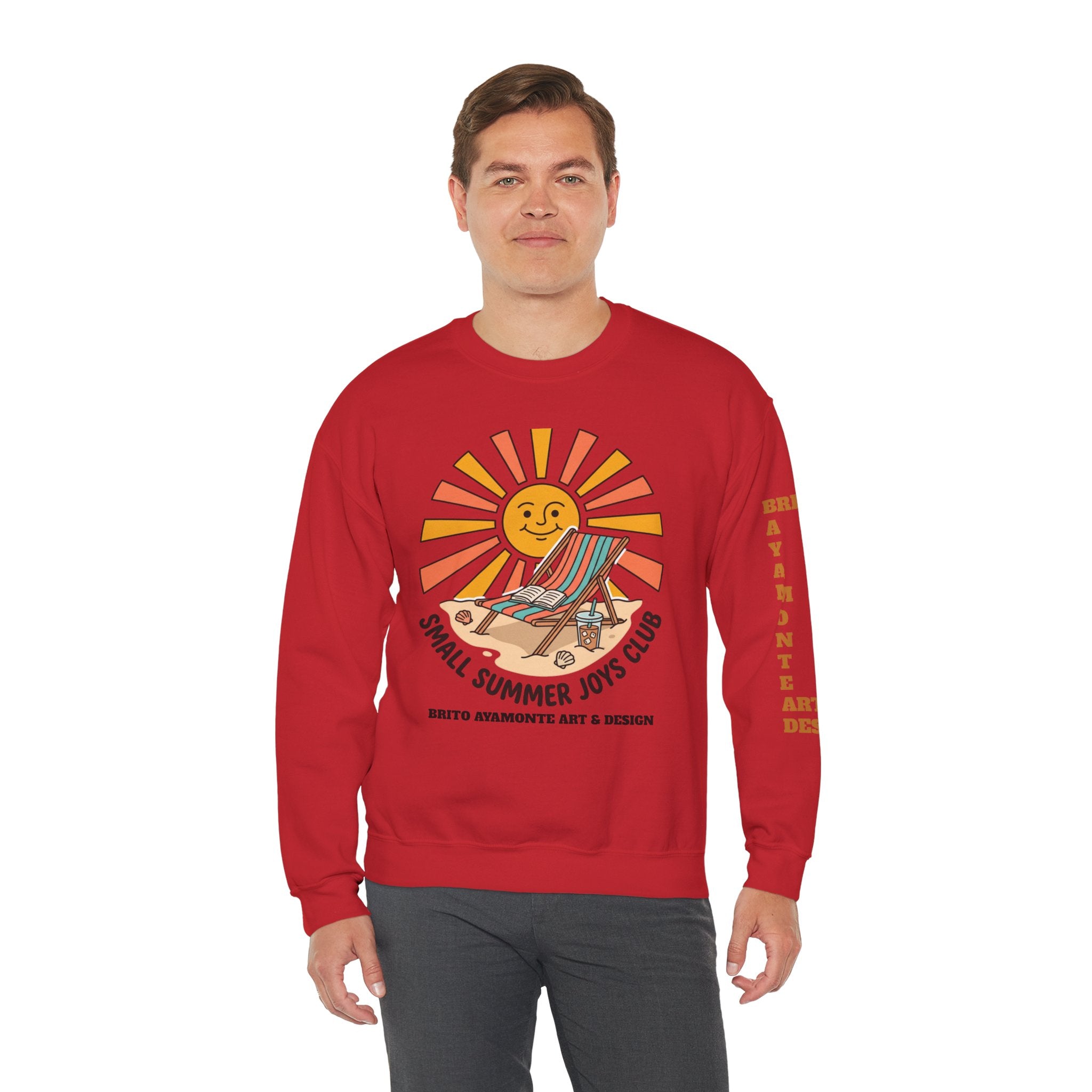 Small Summer Joys Club Sweatshirt | summer aesthetic, coastal vibes