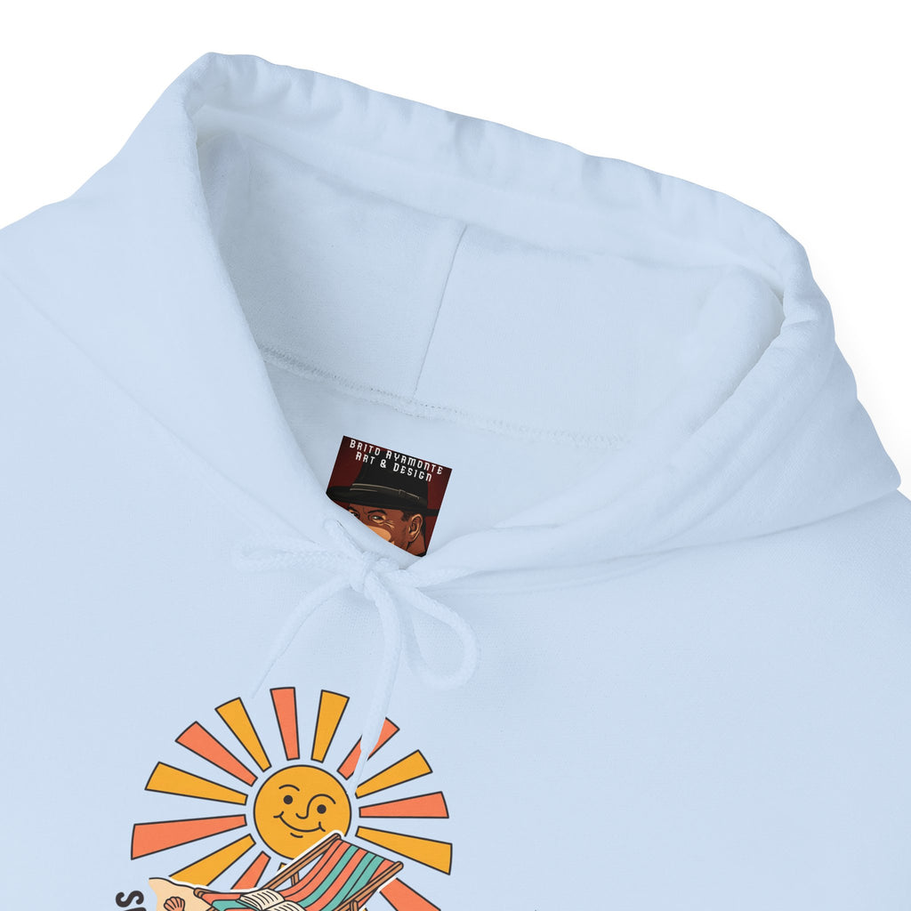Sunny Retro Sunburst Hoodie | summer aesthetic, coastal vibes
