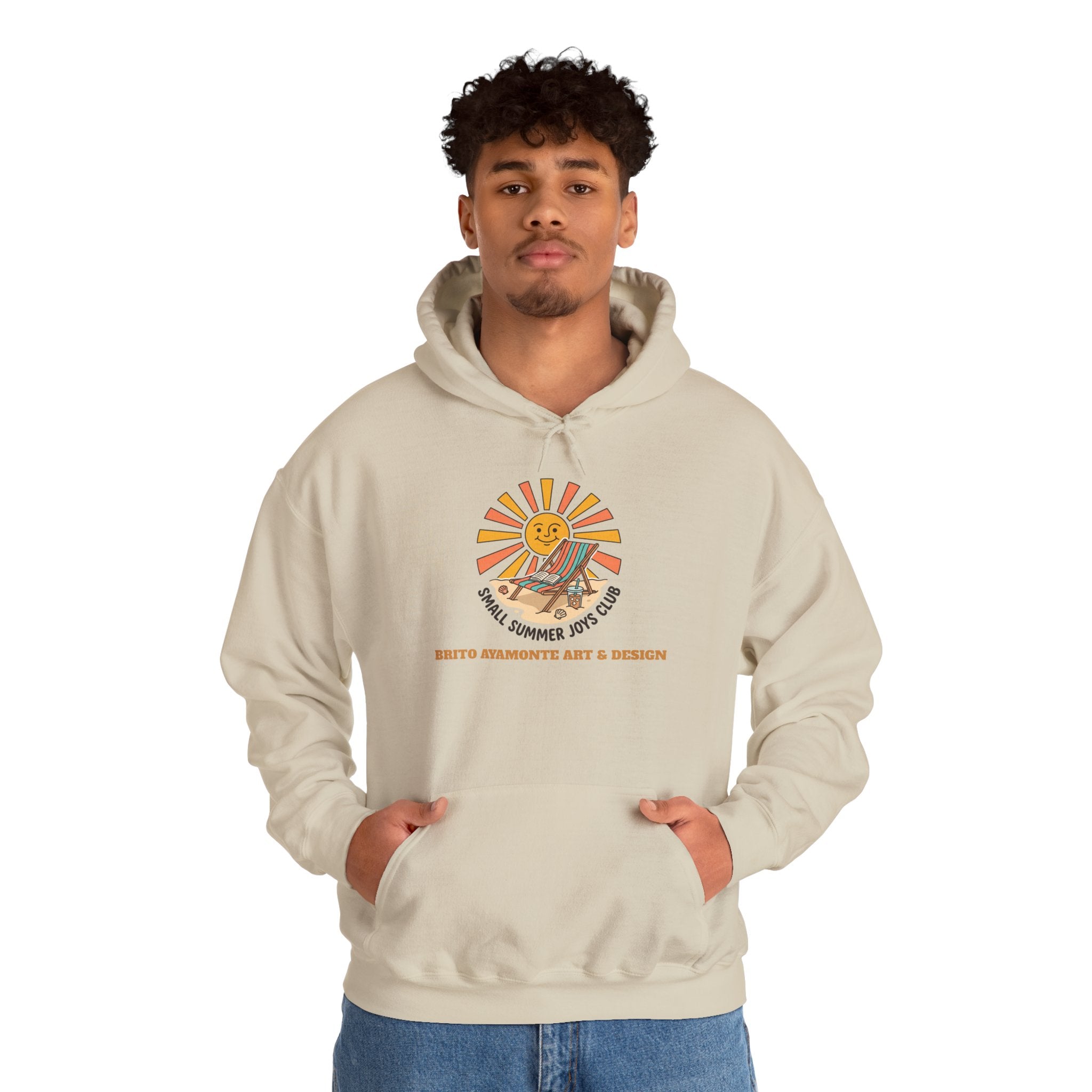 Sunny Retro Sunburst Hoodie | summer aesthetic, coastal vibes