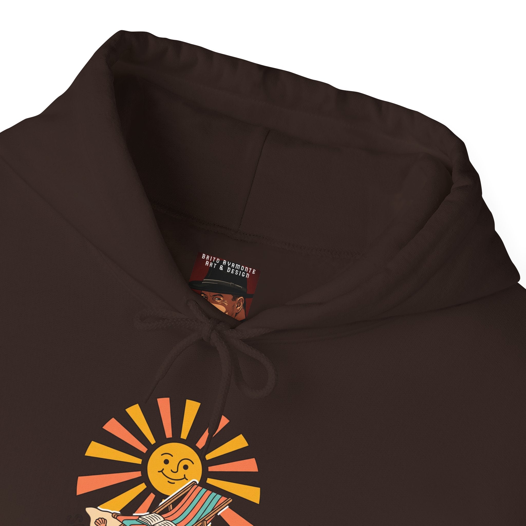 Sunny Retro Sunburst Hoodie | summer aesthetic, coastal vibes