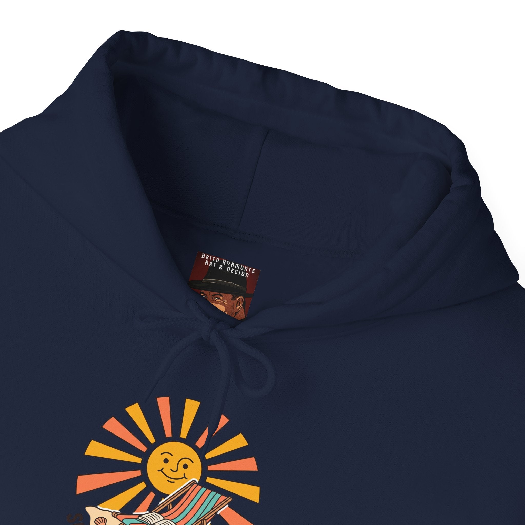 Sunny Retro Sunburst Hoodie | summer aesthetic, coastal vibes