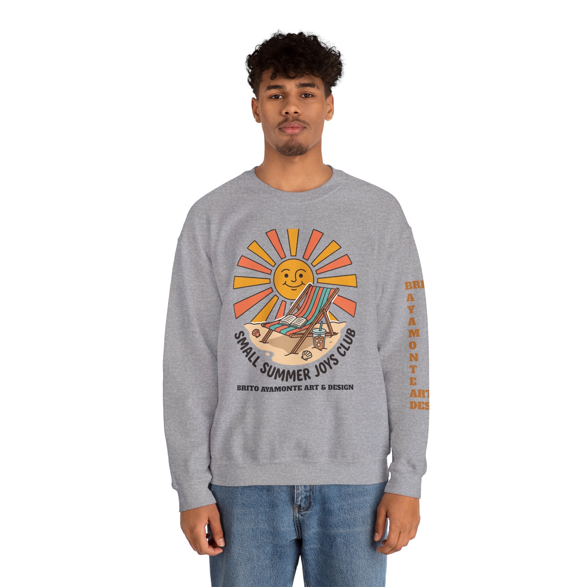 Small Summer Joys Club Sweatshirt | summer aesthetic, coastal vibes