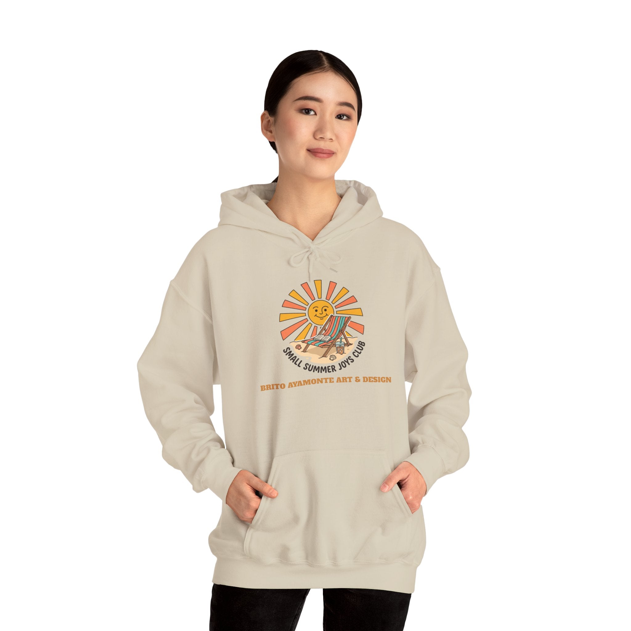 Sunny Retro Sunburst Hoodie | summer aesthetic, coastal vibes