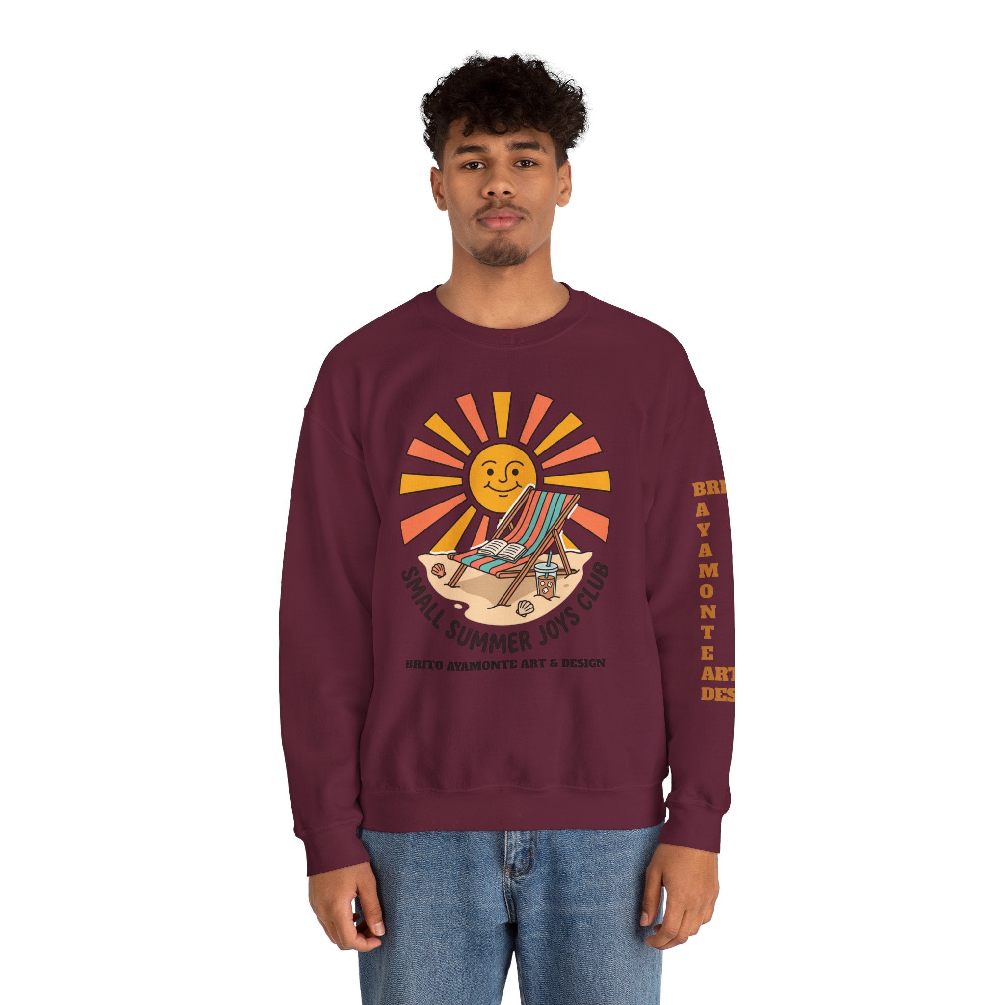 Small Summer Joys Club Sweatshirt | summer aesthetic, coastal vibes